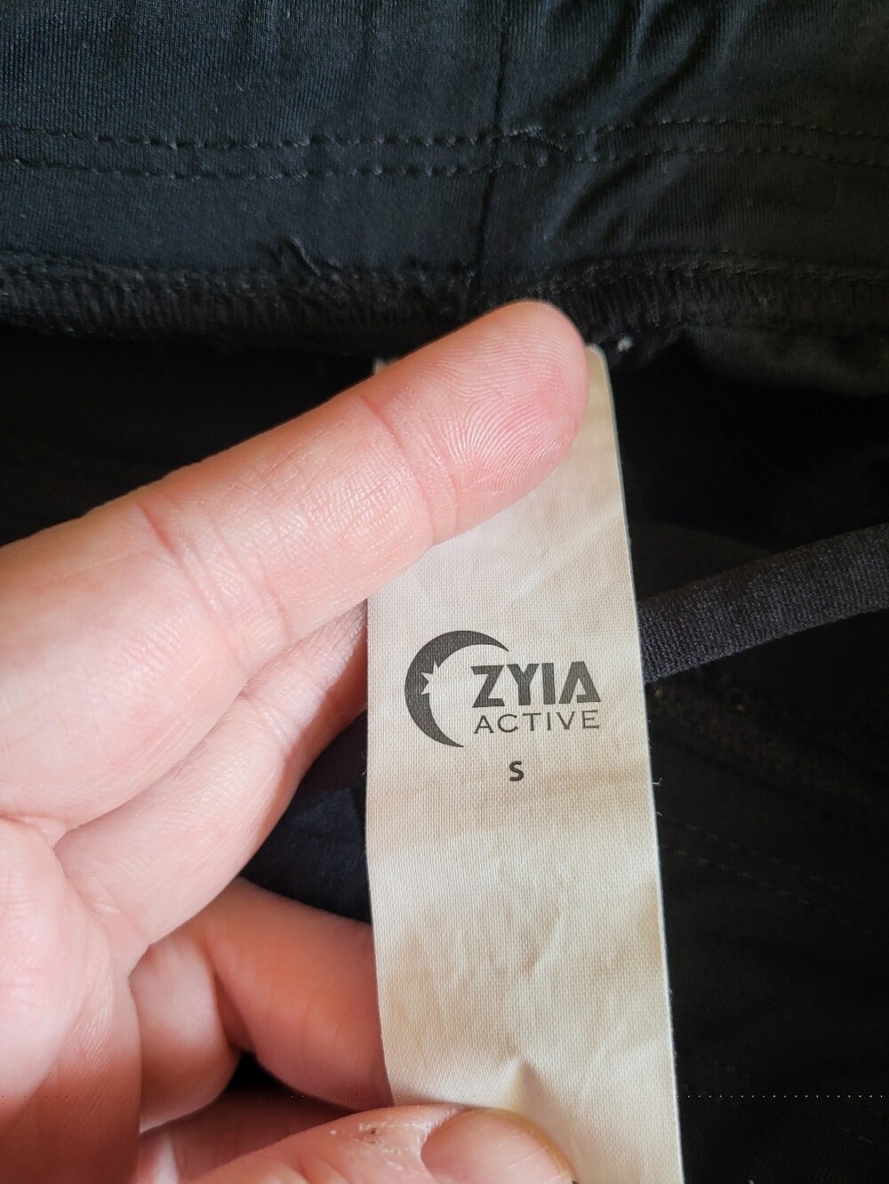 ZYIA Active Black Zip-Ankle Trainer Joggers – Size Small (Peak Zipper?) - Picture 4 of 4